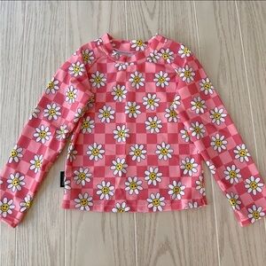 New Dot Australia Pink Floral Swim Top